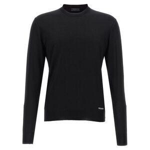 Prada Black Silk Men's Cardigan